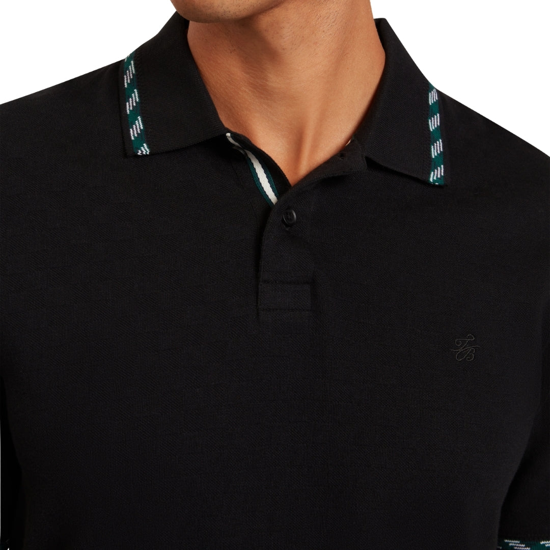 Ted Baker SS House Check Jacquard Polo 2