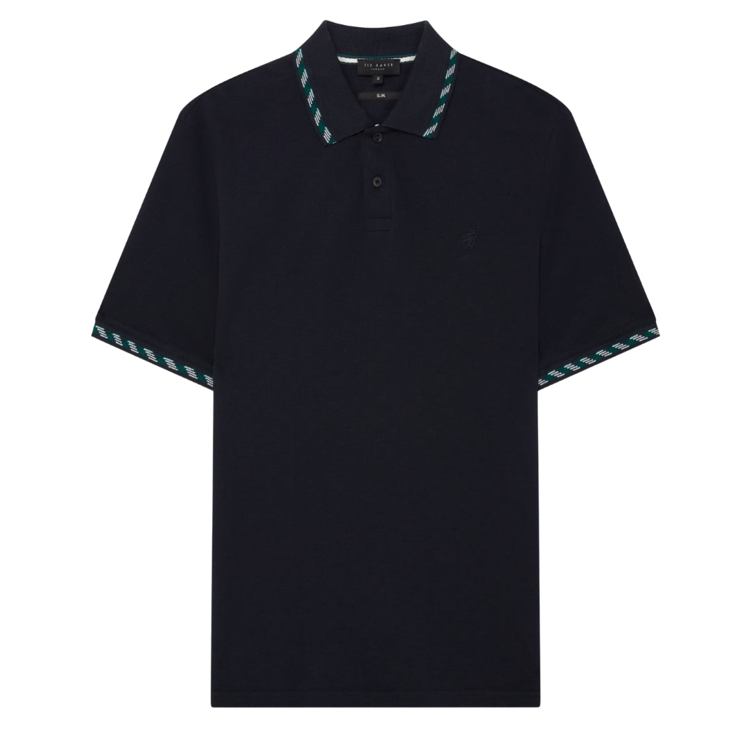 Ted Baker SS House Check Jacquard Polo 2
