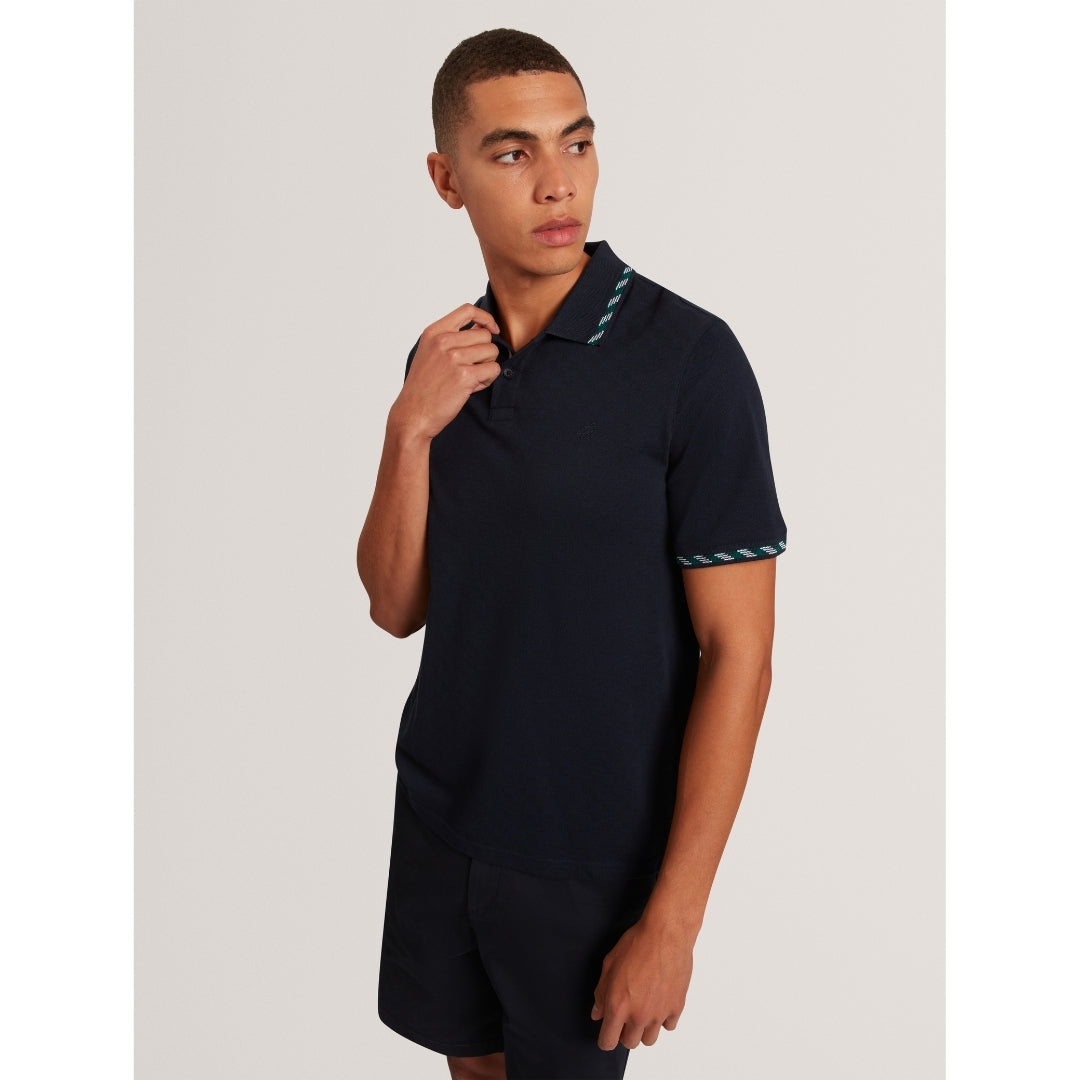 Ted Baker SS House Check Jacquard Polo 2