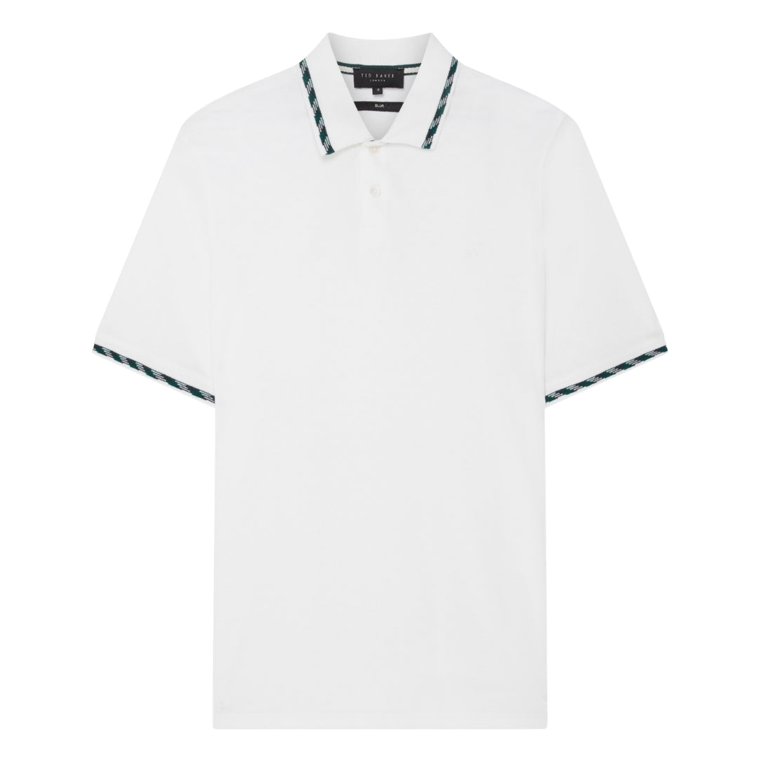 Ted Baker SS House Check Jacquard Polo 1