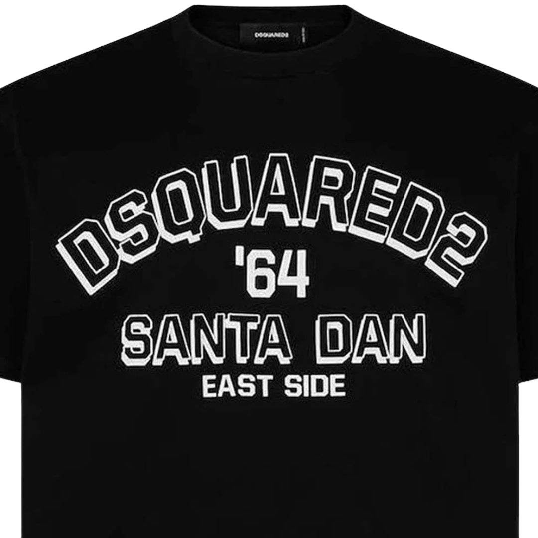 Dsquared2 Santa Dan 64 Black T-Shirt