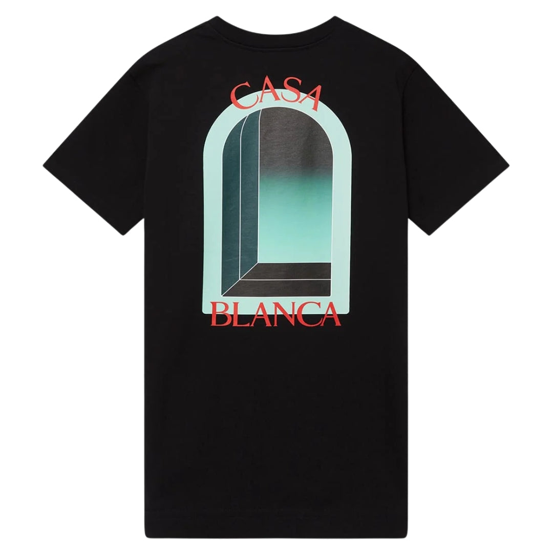 Casablanca L'Arche Design Black T-Shirt
