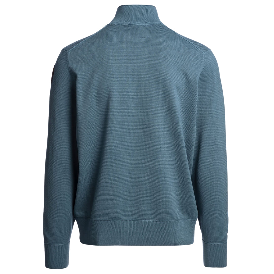 Parajumpers Basic Scoe Marine Blue Half Zip Sweatshirt