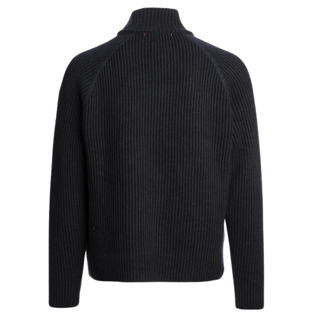 Parajumpers Olmo Pencil Black Ribbed Sleeves Jacket