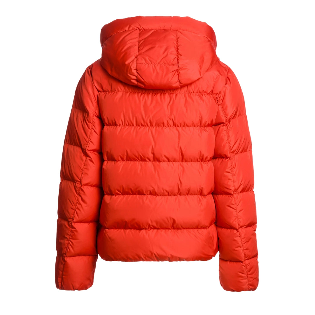 Parajumpers Jinny Grenadine Red Hooded Down Jacket