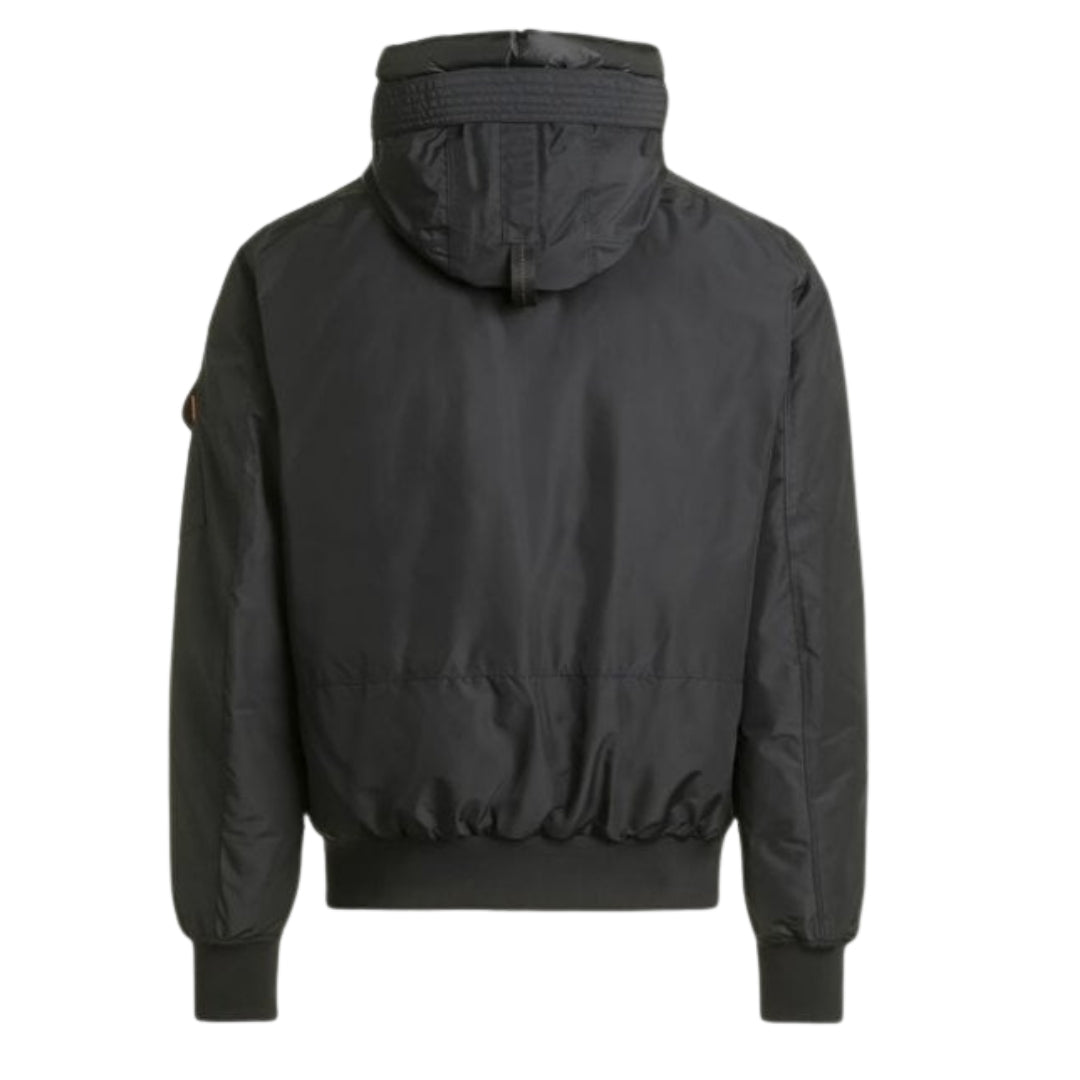 Parajumpers Gobi Core Black Hooded Bomber Jacket