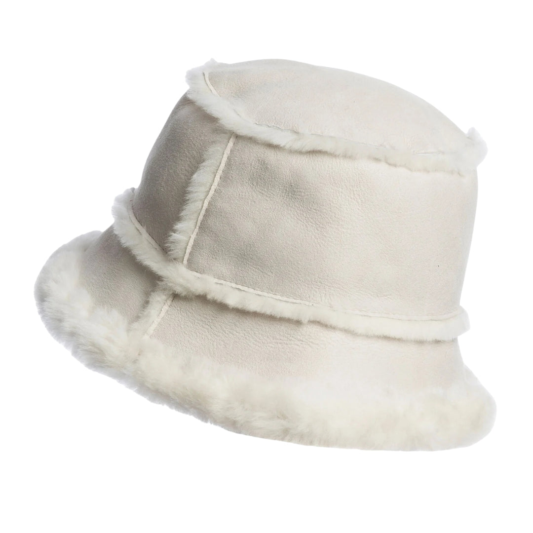 Parajumpers Shearling Light Grey Bucket Hat