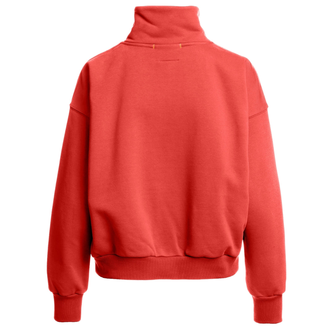 Parajumpers Zendaya Cherry Red Half Zip Sweatshirt