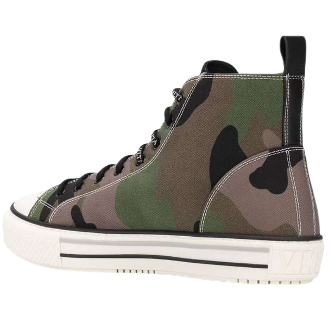 Valentino Camo Green Shoes Mens
