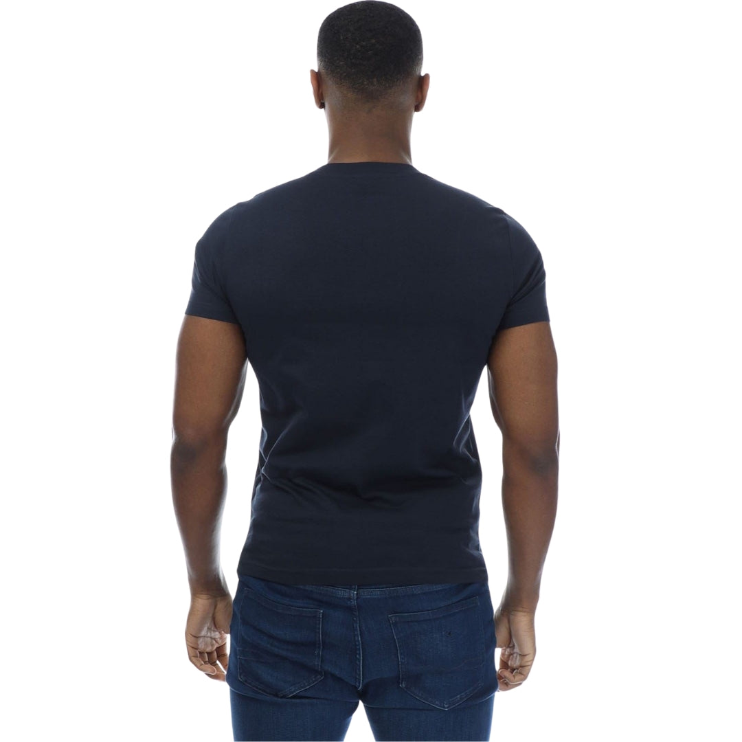 Diesel Medieval Logo Navy Blue T-Shirt