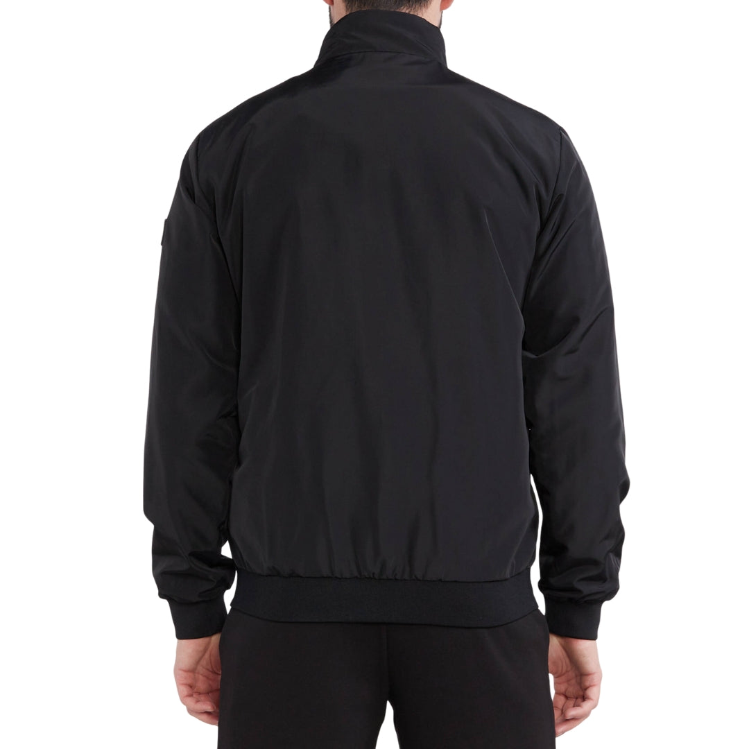 EA7 Patch Logo Black Jacket - Nova Clothing