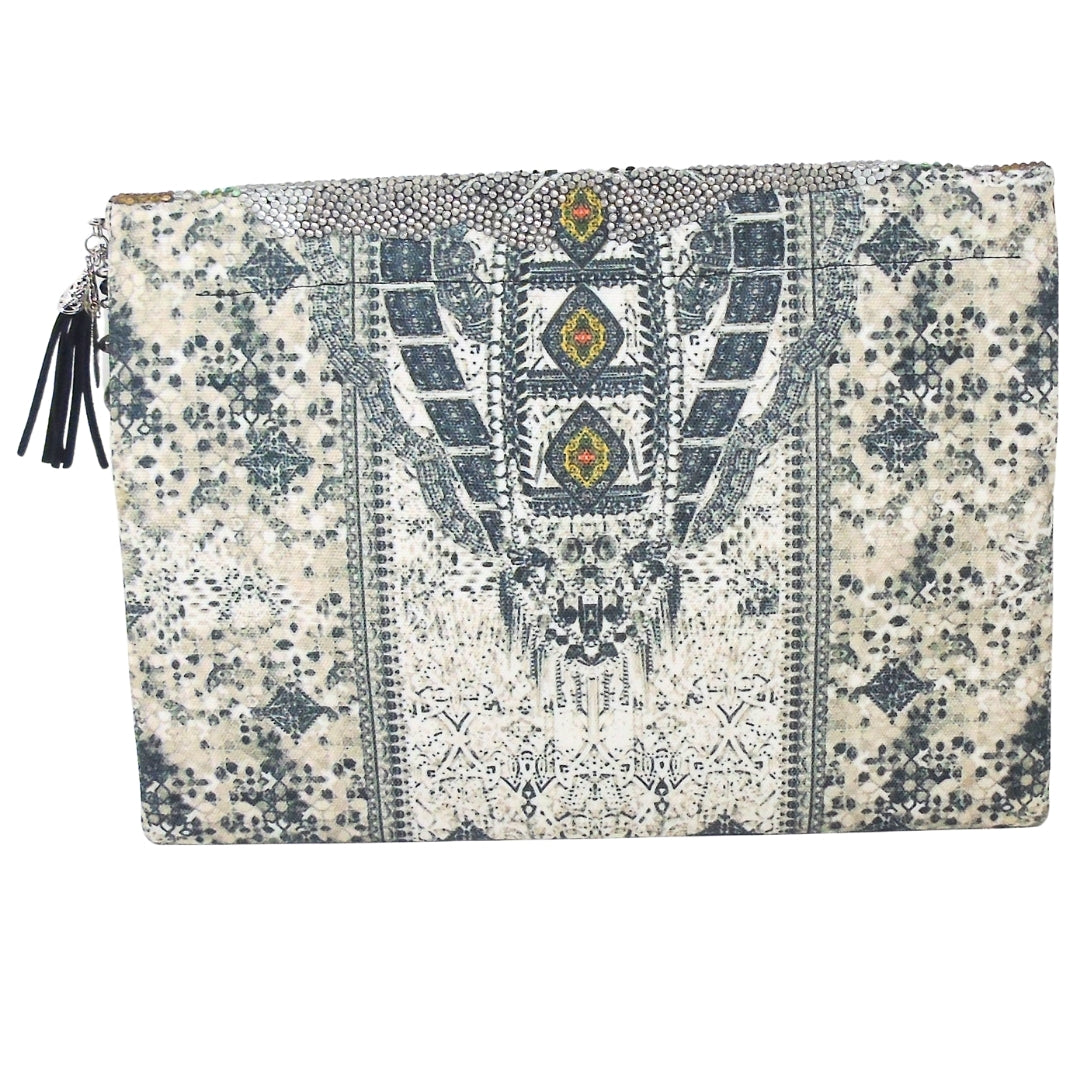 Inoa Fashion Blanco La Neve 1814 Clutch Bag Womens