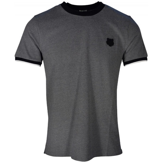Kenzo Black Tiger Detail Grey T-Shirt
