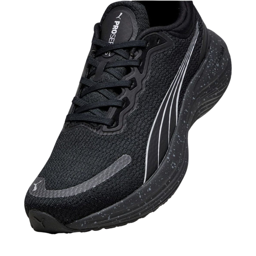 Puma Scend Pro Black Silver Trainers UK 7.5