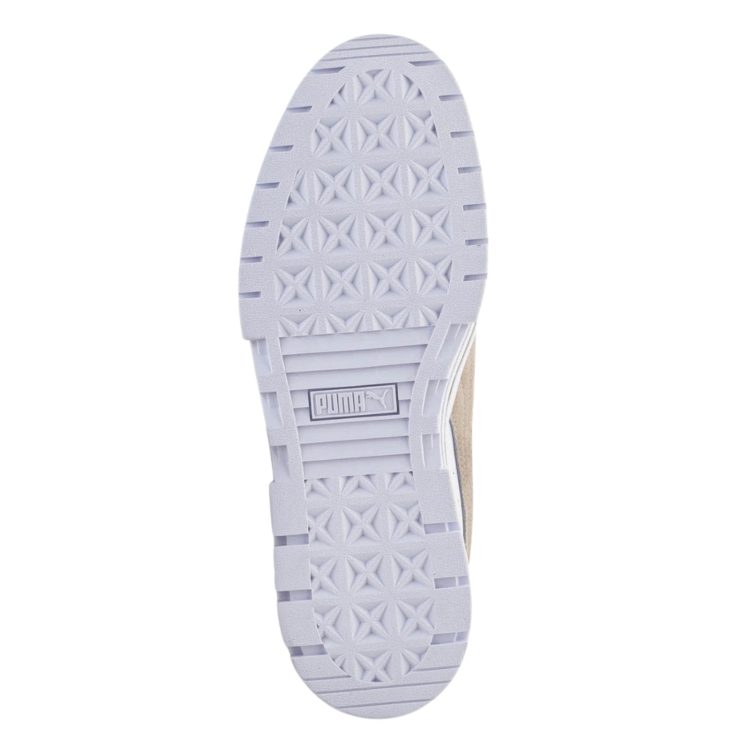 Puma Mayze Lth Platform White Peyote Trainers UK 4.5
