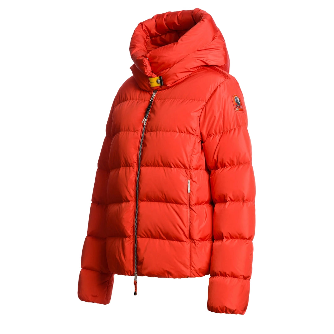 Parajumpers Jinny Grenadine Red Hooded Down Jacket