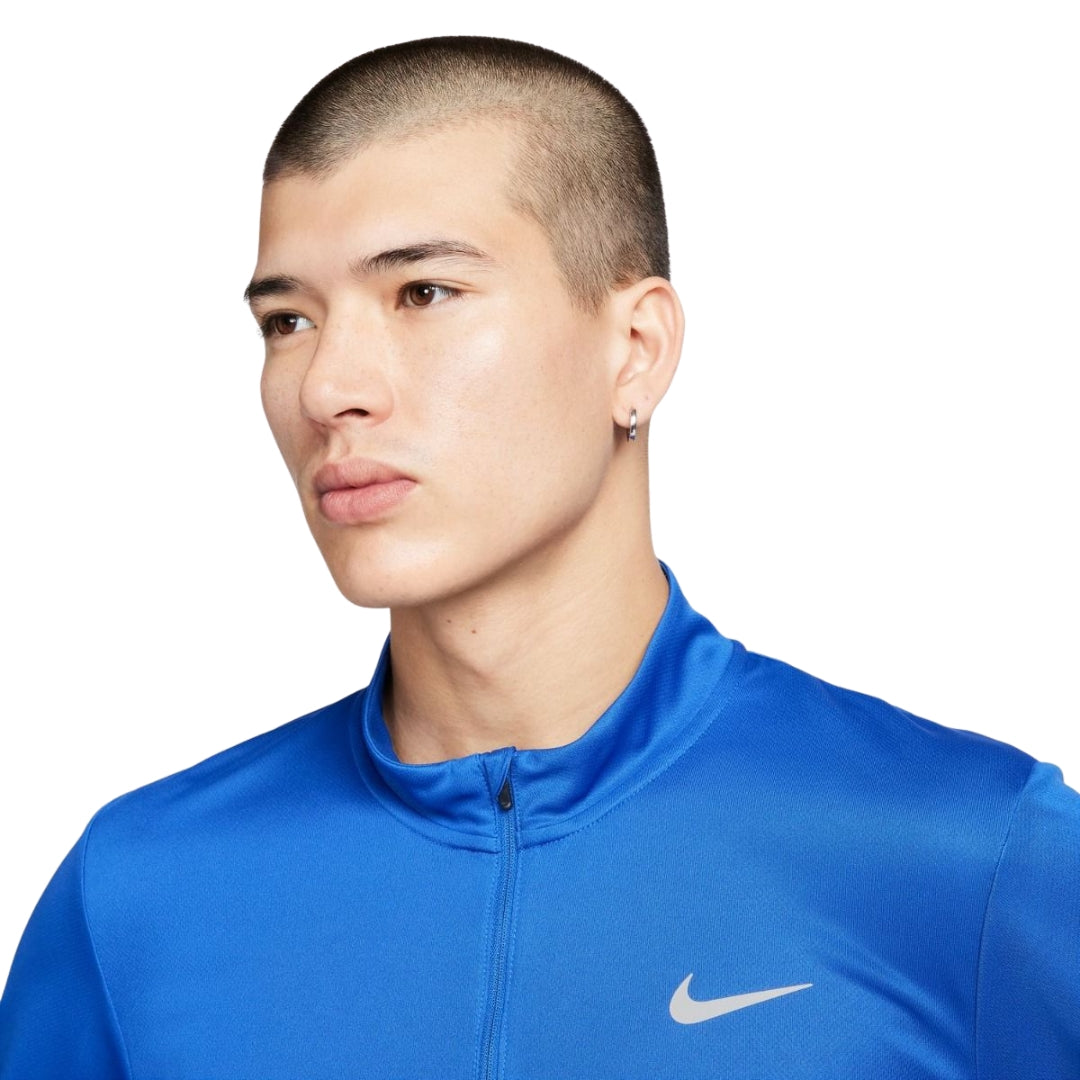 Nike 1/4 Zip Royal Blue Running Top