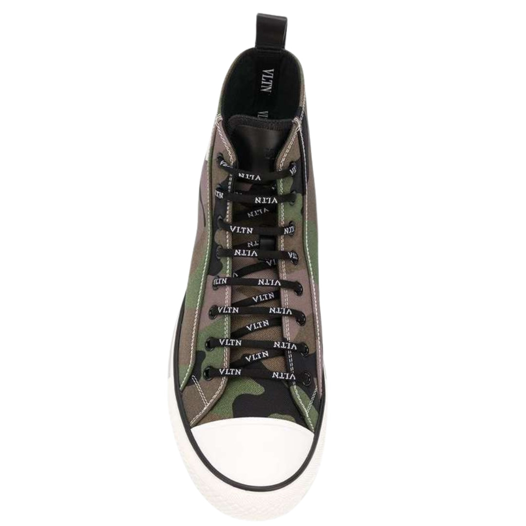 Valentino Camo Green Shoes Mens