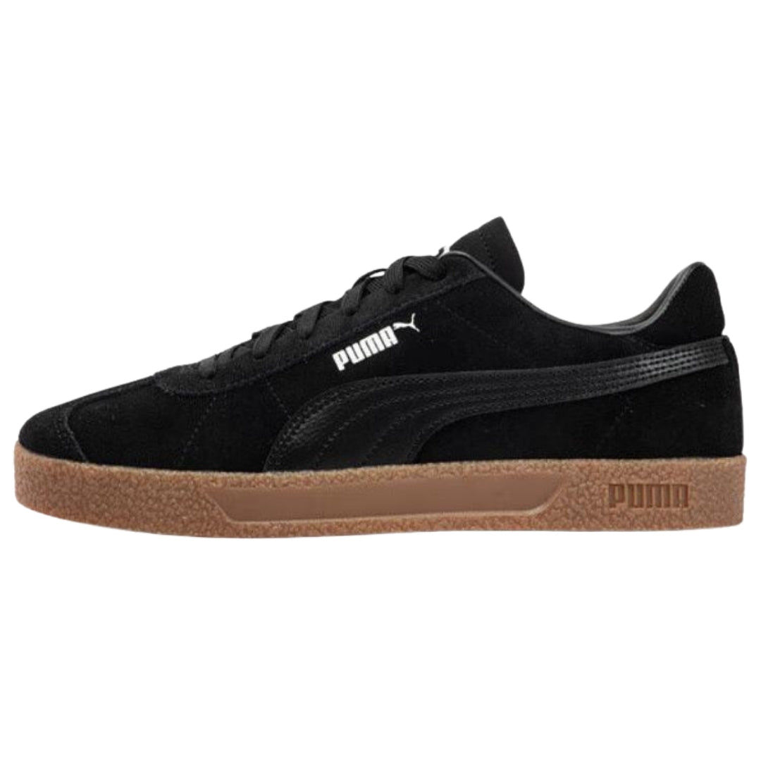 Puma Club Suede Leather FS Black Trainers UK 4