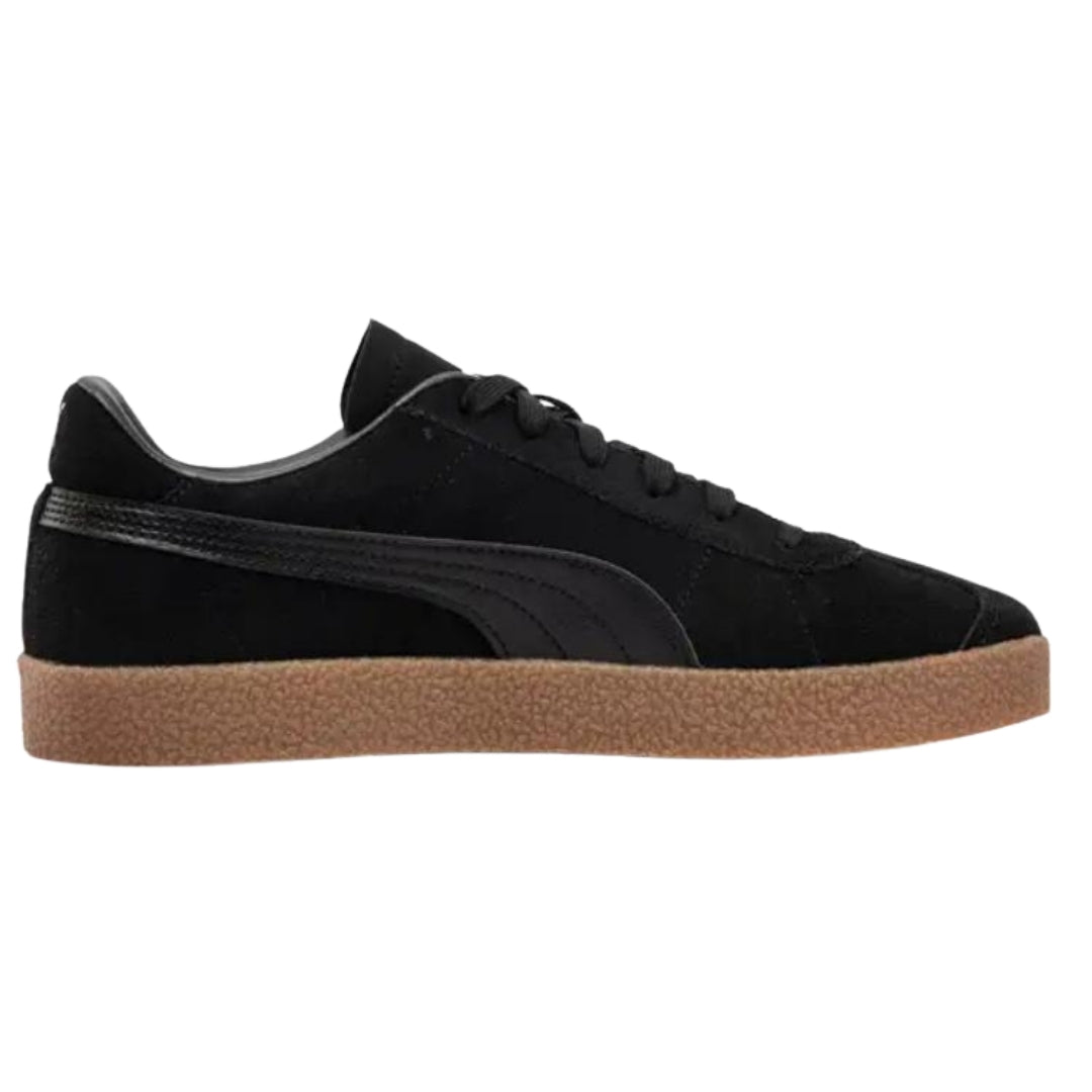 Puma Club Suede Leather FS Black Trainers UK 4