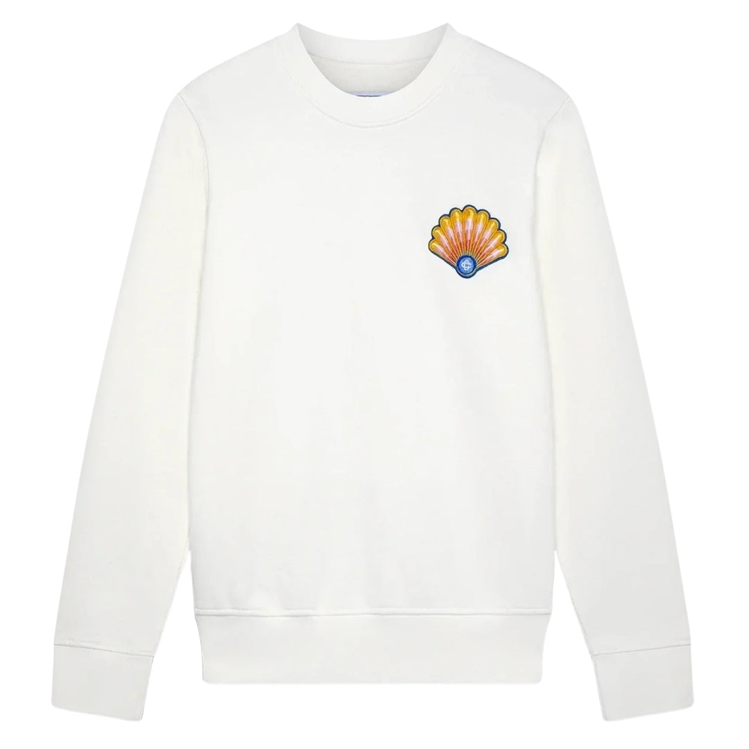 Casablanca Embroidered Shell Off-White Sweatshirts