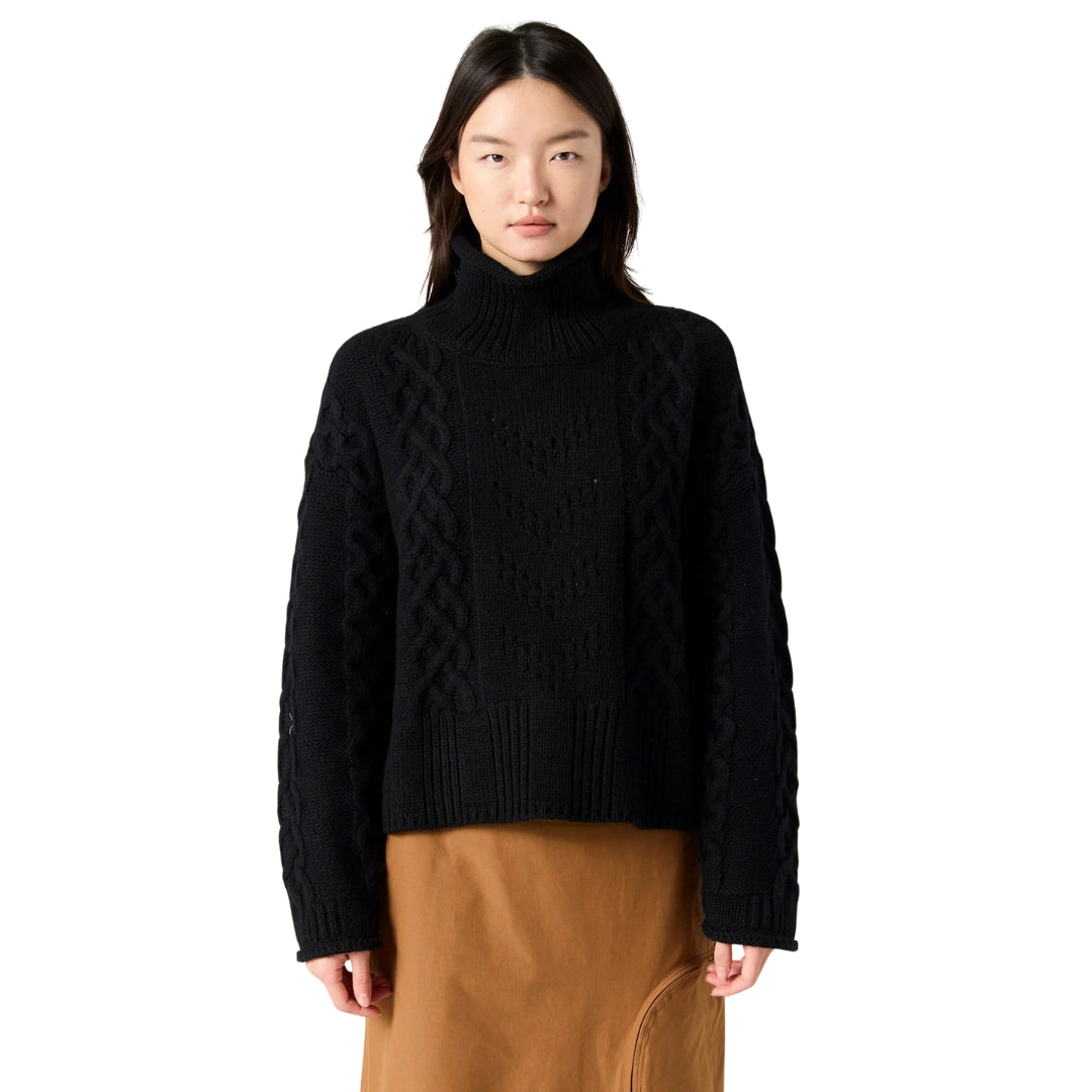 Parajumpers Gypsy Black Turtleneck Jumper