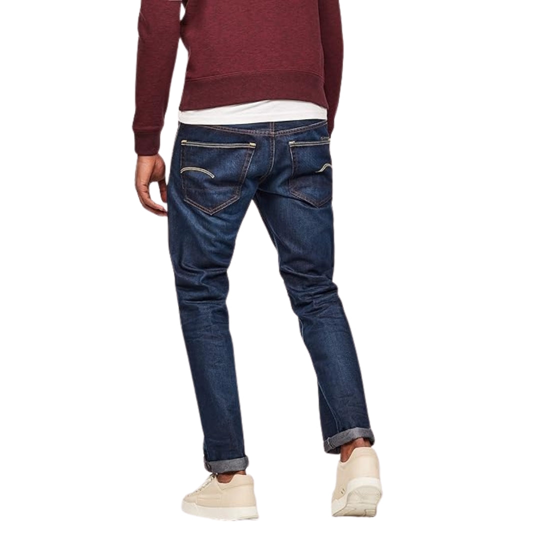 G-Star Dark Blue 3301 Loose Swash Denim Jeans