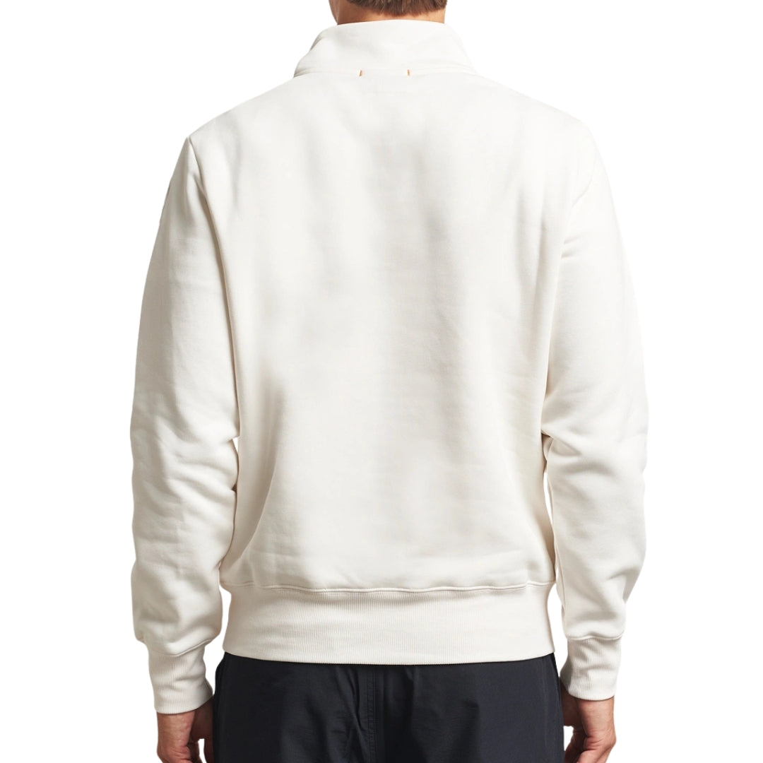 Parajumpers Broad Peak White Half Zip Sweatshirt