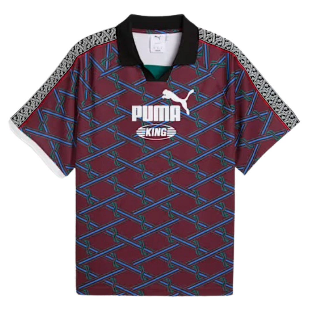 Puma King Ruby Shimmer Jersey Top XS