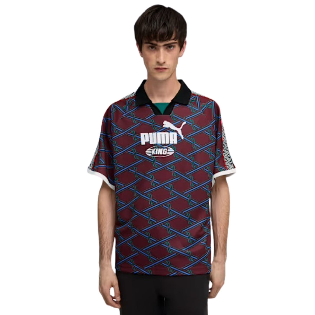 Puma King Ruby Shimmer Jersey Top XS