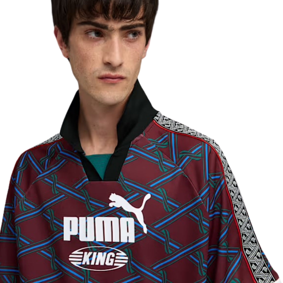 Puma King Ruby Shimmer Jersey Top XS