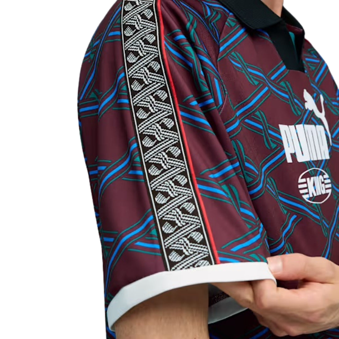 Puma King Ruby Shimmer Jersey Top XS