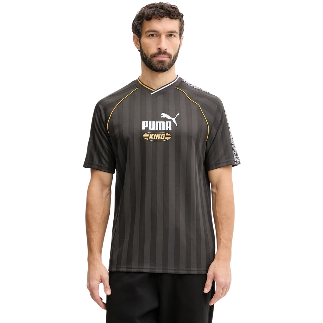 Puma Kind Relaxed Black Football Jersey Top S