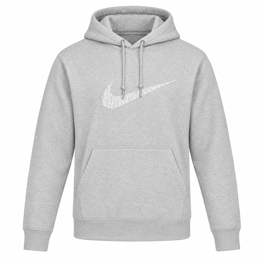 Nike Sportswear Big Swoosh Men's Pullover Grey Hoodie