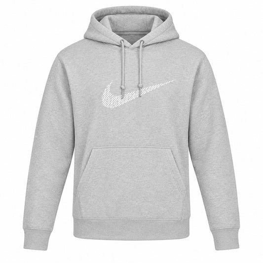 Nike Sportswear Big Swoosh Men's Pullover Grey Hoodie