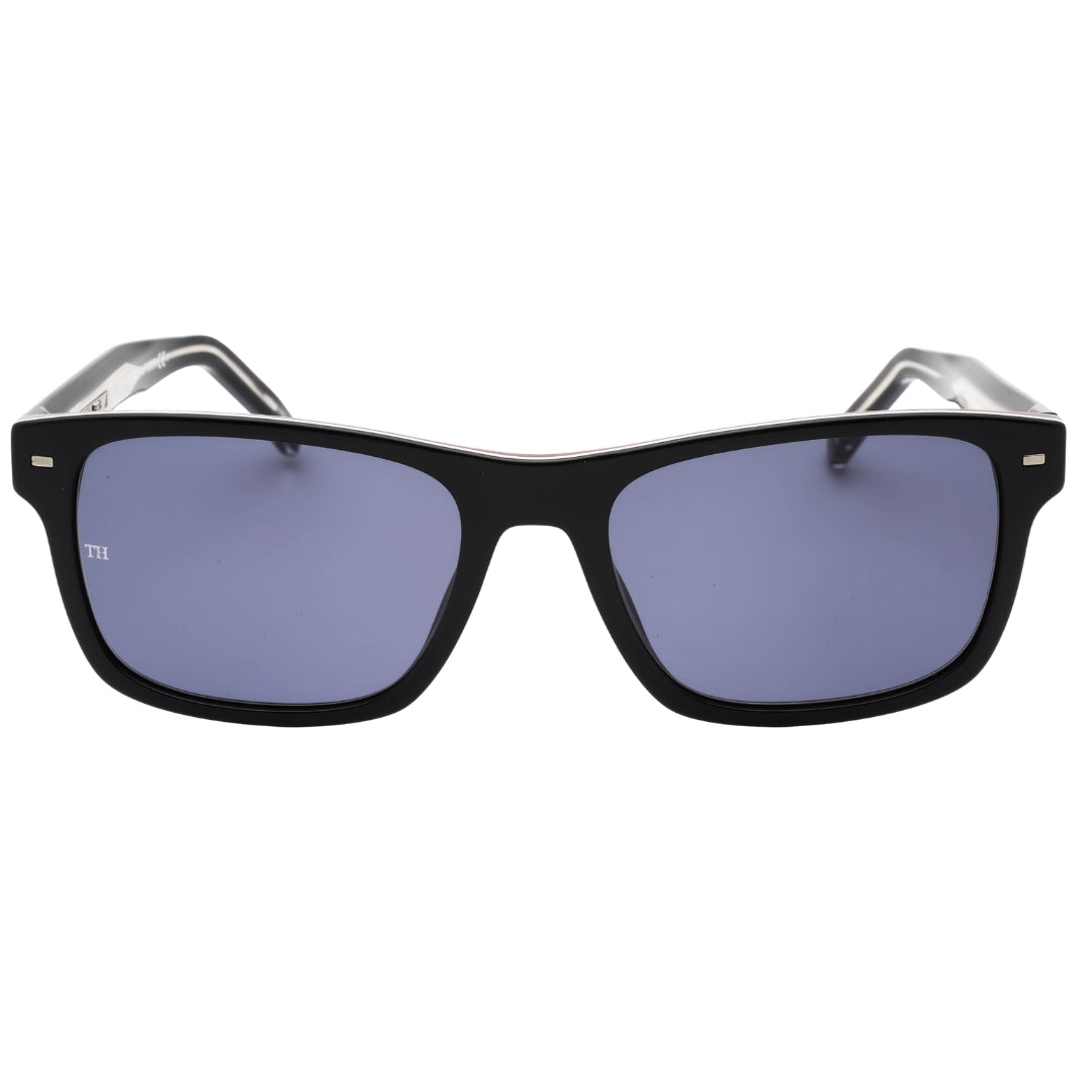Tommy Hiliger Blue Lens Black Sunglasses One Size
