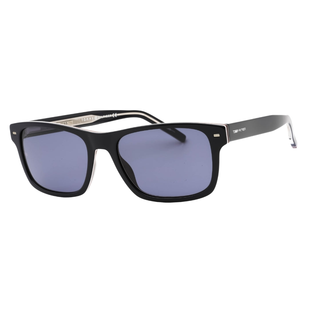 Tommy Hiliger Blue Lens Black Sunglasses One Size