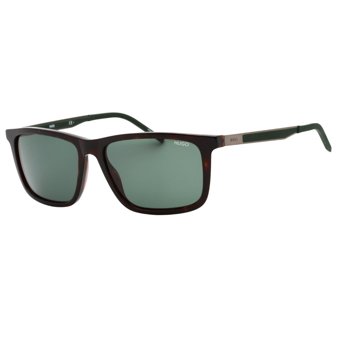 HUGO HG 1139/S 086 Dark Havana / Green Sunglasses One Size