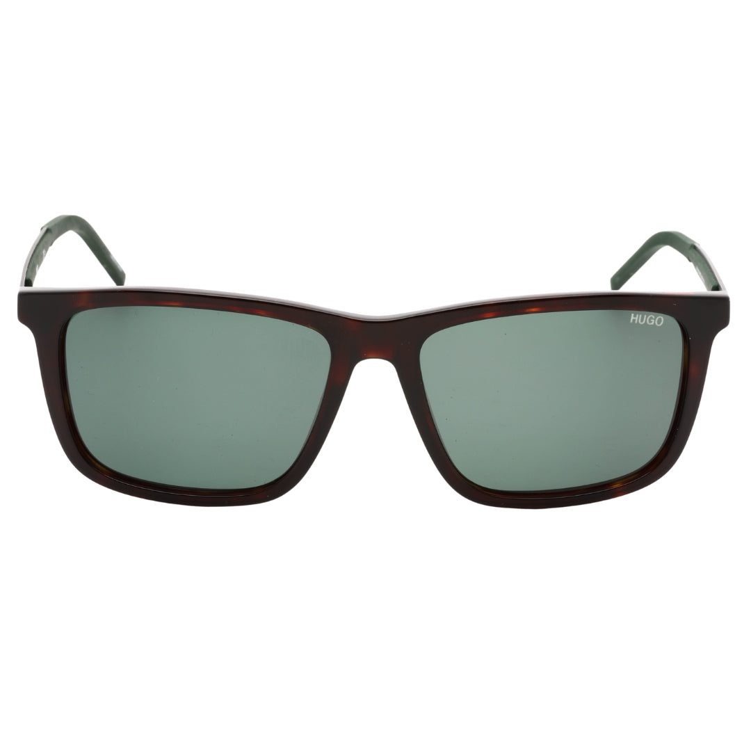 HUGO HG 1139/S 086 Dark Havana / Green Sunglasses One Size