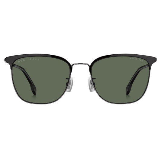 Hugo Boss Green PZ Lensed Black Dark Ruthenium Frame Sunglasses