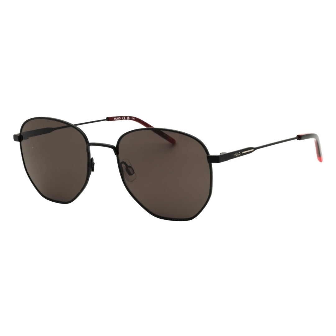 HUGO HG 1178/S 0003 IR MTT BLACK/GREY Sunglasses Male 55X19X145 One Size