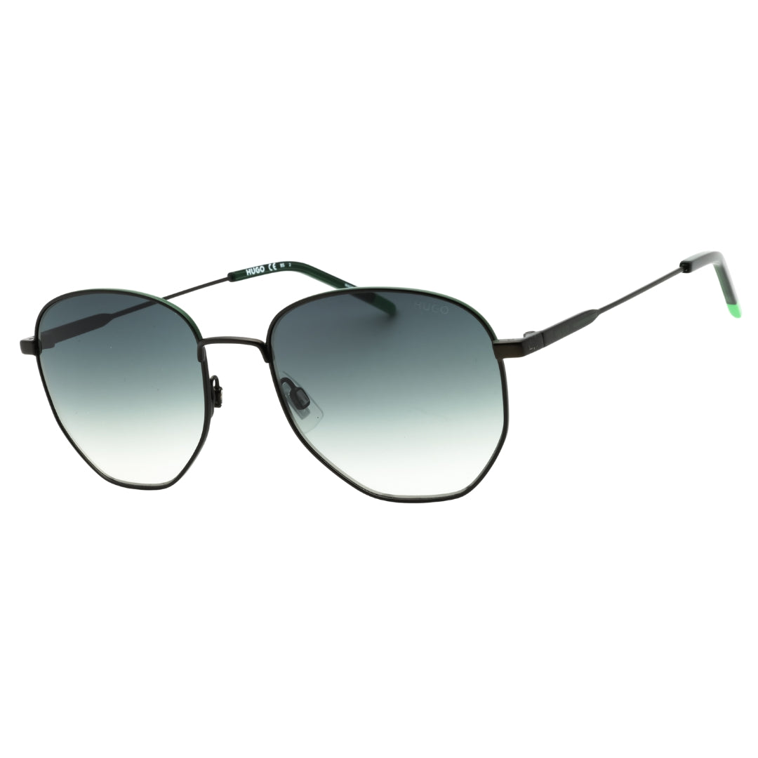 HUGO HG 1178/S 03OL 9K MT BLK GRN/GREEN SHADED Sunglasses One Size