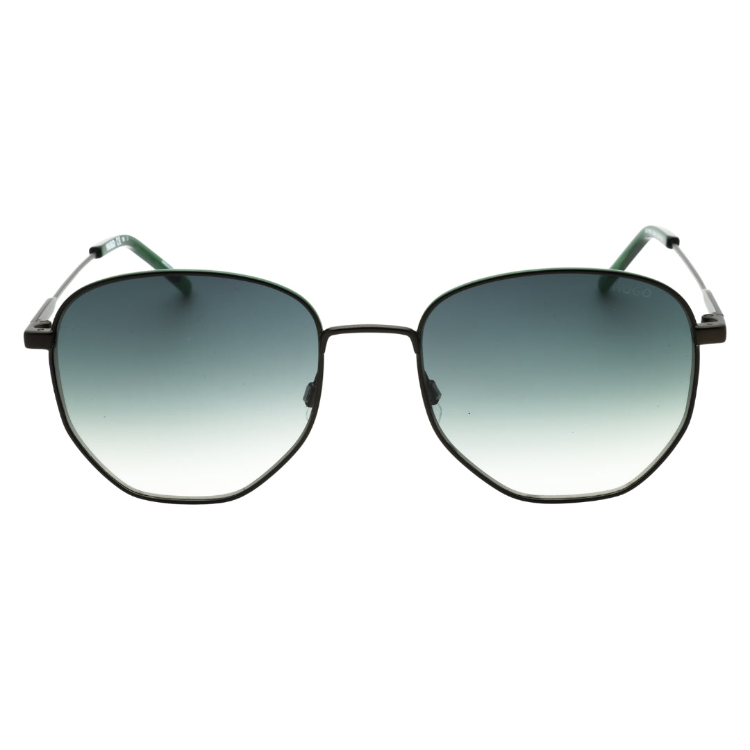 HUGO HG 1178/S 03OL 9K MT BLK GRN/GREEN SHADED Sunglasses One Size