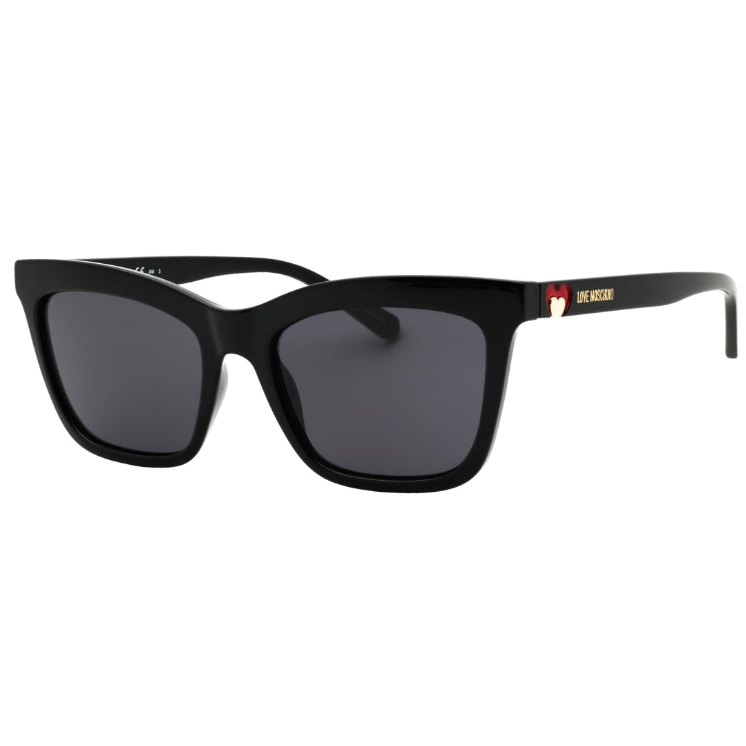 Moschino Love Mol057/S 0807 Ir Black/Smoke Grey Sunglasses Female 53X18X140 One Size