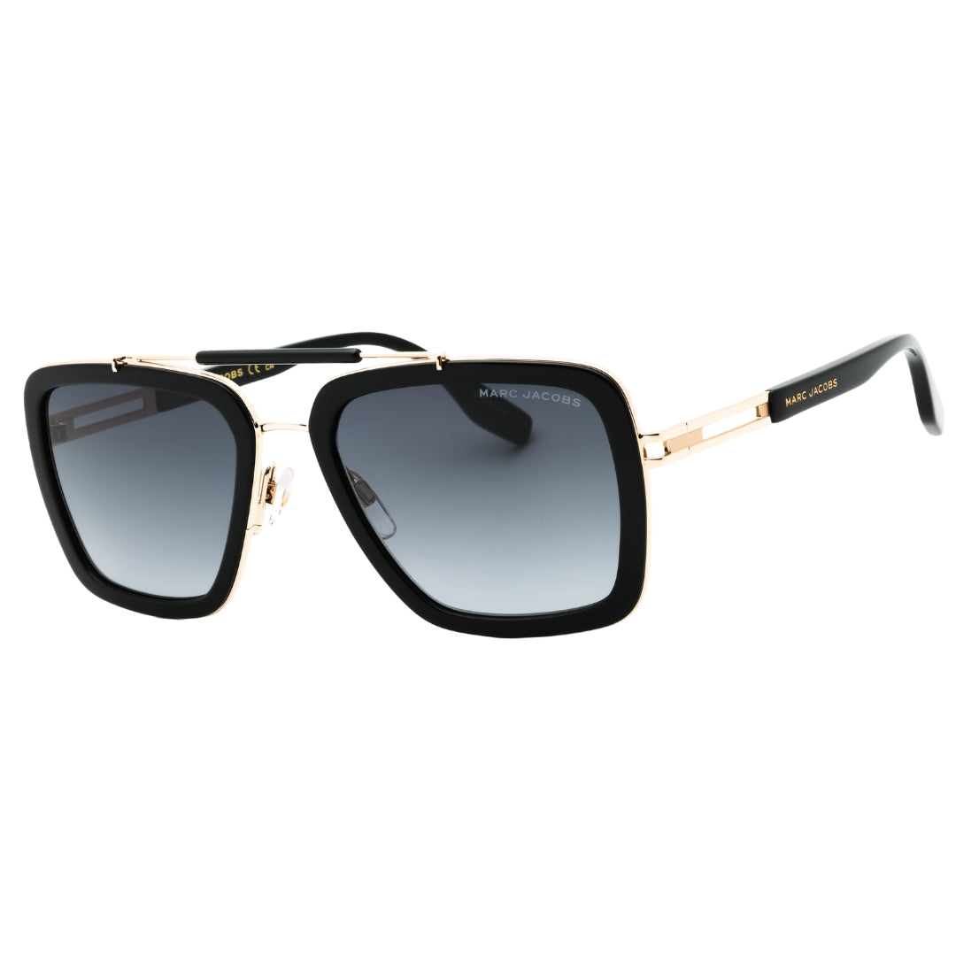 Marc Jacobs MARC 674/S 0807 9O Black/Gold/Grey Gradient Sunglasses Male One Size