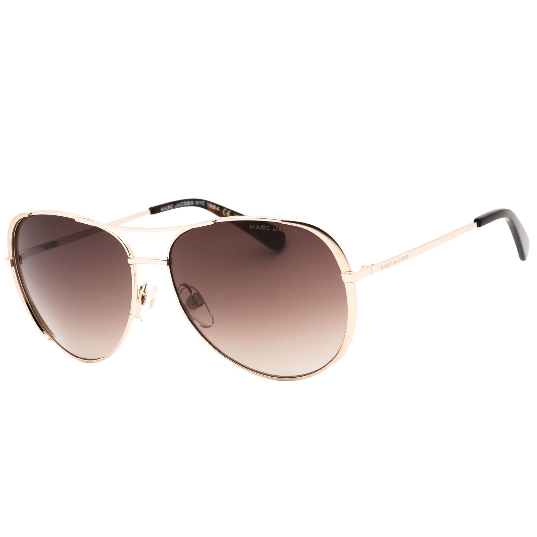 Marc Jacobs Brown SF Lens Gold Sunglasses One Size