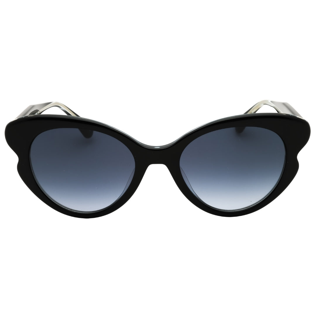 Kate Spade Elina/G/S 0807 9O Black/Dark Grey Shaded Sunglasses Female 53X20X140 One Size