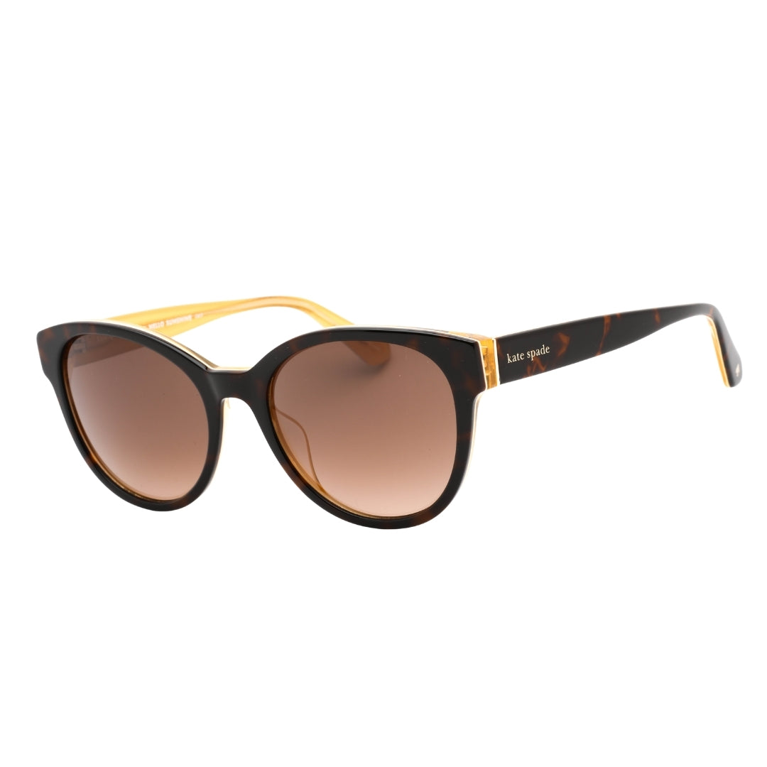 Kate Spade NATHALIE/G/S 0HJV HA HVNYLW/BROWN SF Sunglasses Women One Size