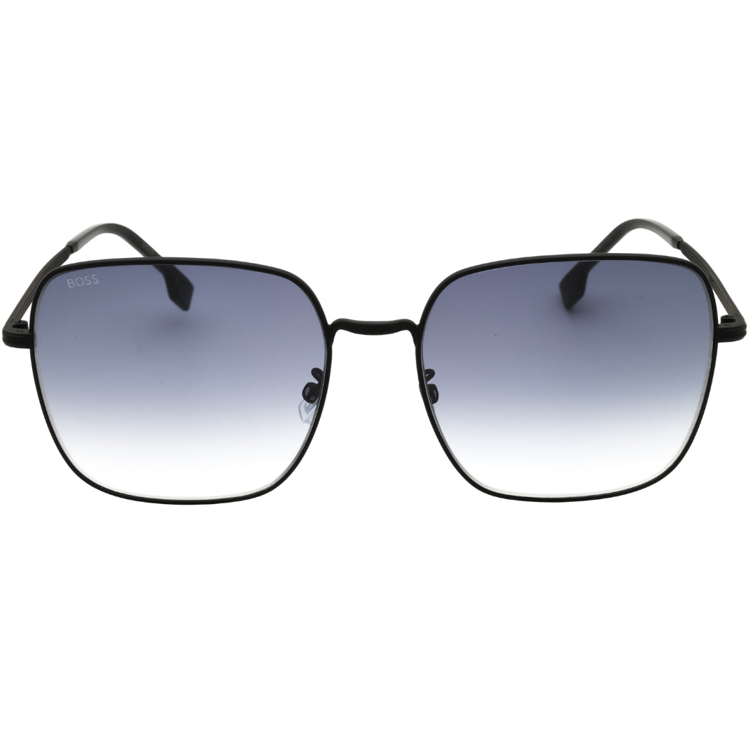 Hugo Boss BOSS 1613/F/SK 0003 9O MTT BLACK/DARK GREY SF Sunglasses Womens 59X17X145 One Size