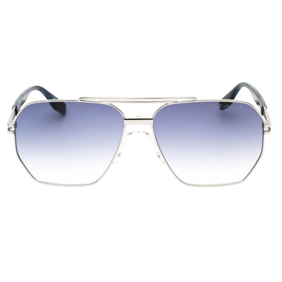 Marc Jacob Palladium Blue Lens Silver Sunglasses One Size
